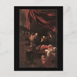 Caravaggio de dood van de maagd briefkaart