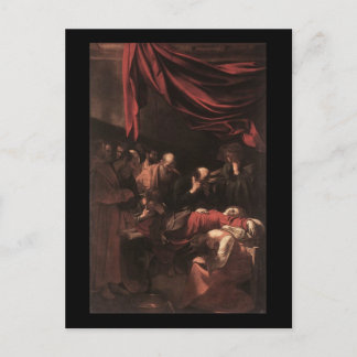 Caravaggio de dood van de maagd briefkaart