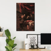 Caravaggio de dood van de maagd poster (Thuiskantoor)
