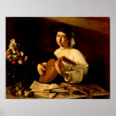 Caravaggio - De Lute Player Poster (Voorkant)