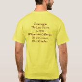 Caravaggio - De Lute Player T-shirt (Achterkant)