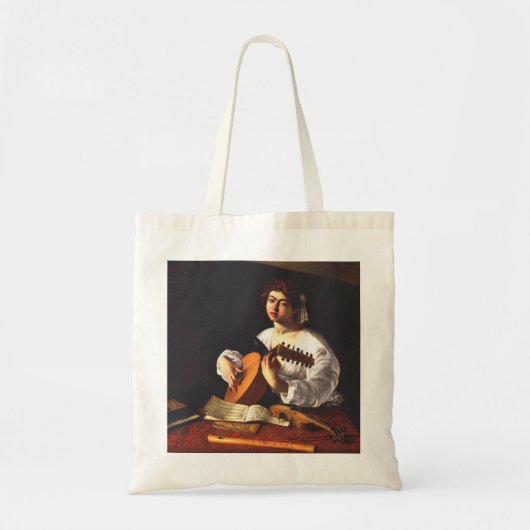 Caravaggio - De Lute Player Tote Bag (Voorkant)