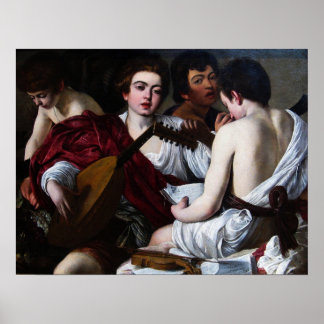 Caravaggio - De muzikant Poster
