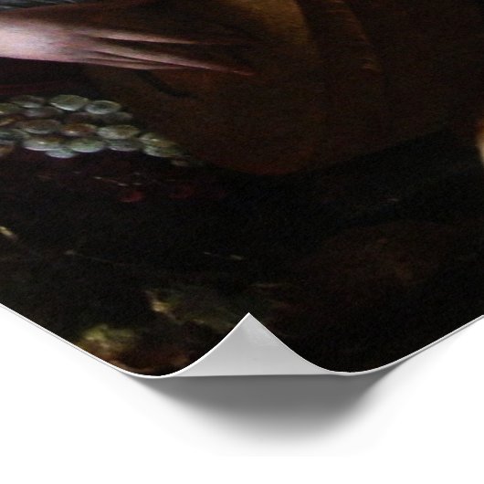 Caravaggio - De muzikant Poster (Hoek)