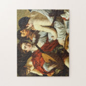 CARAVAGGIO - De muzikanten 1595 Legpuzzel (Verticaal)