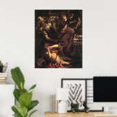 caravaggio de omlegging van de sint - poster (Thuiskantoor)