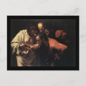 Caravaggio de ongelovigheid van Saint Thomas Briefkaart (Voorkant)