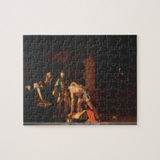 Caravaggio - De onthoofding van John de Baptist Legpuzzel (Horizontaal)