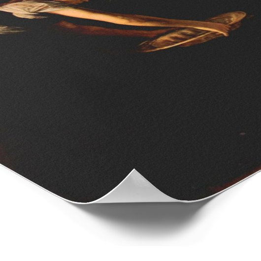 Caravaggio-De onthoofding van John de Baptist Poster (Hoek)