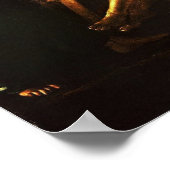 Caravaggio - De Opwekking Van Lazarus 1609 Poster (Hoek)