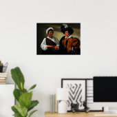 Caravaggio - De Waarzegster Poster (Thuiskantoor)
