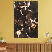 Caravaggio - De zeven daden van genade (1607) Canvas Afdruk (Insitu (Woonkamer))