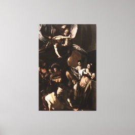 Caravaggio - De zeven daden van genade (1607) Canvas Afdruk