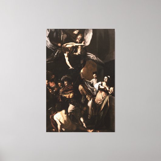 Caravaggio - De zeven daden van genade (1607) Canvas Afdruk (Voorkant)