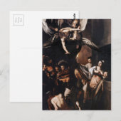 Caravaggio - De zeven werken van het Mercy schilde Briefkaart (Voorkant / Achterkant)