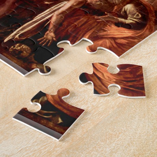 Caravaggio - Heropleving van de puzzel van Lazarus Legpuzzel (Zijkant)