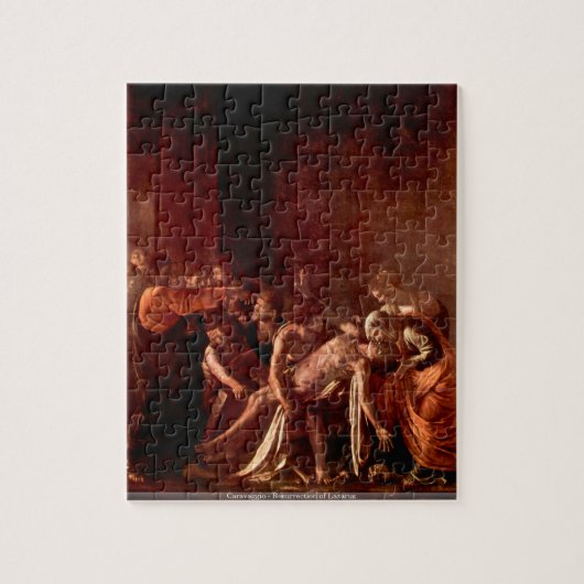 Caravaggio - Heropleving van de puzzel van Lazarus Legpuzzel (Verticaal)