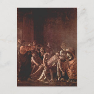 Caravaggio - Heropleving van Lazarus Briefkaart