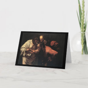Caravaggio het Ongeloof van Heilige Thomas Kaart