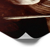 Caravaggio-hoofd van Medusa, Tondo Poster (Hoek)