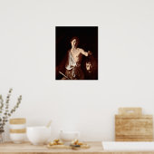 Caravaggio-hoofd van Medusa, Tondo Poster (Keuken)