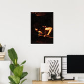 Caravaggio - Johannes de Doper bij de bron Poster (Thuiskantoor)