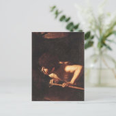 Caravaggio- John the Baptist Briefkaart (Staand voorkant)