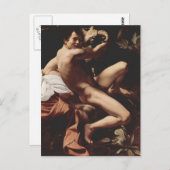Caravaggio- John the Baptist Briefkaart (Voorkant / Achterkant)