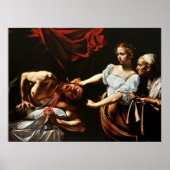 Caravaggio Judith Beheading Holofernes 1599 Poster (Voorkant)
