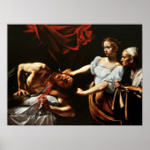 Caravaggio Judith Beheading Holofernes 1599 Poster (Voorkant)