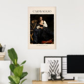 Caravaggio Kunstprint - Heilige Catharina van Poster (Thuiskantoor)