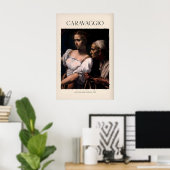 Caravaggio Kunstprint - Judith Onthoofdt Holoferne Poster (Thuiskantoor)