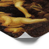 Caravaggio - Leda met de zwaan Poster (Hoek)