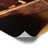 Caravaggio-Madonna van de pelgrims Poster (Hoek)