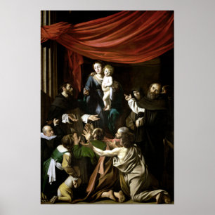 Caravaggio Madonna van de Rosary Poster