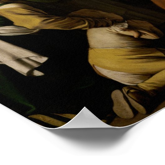 Caravaggio - Madonna van de Rosary Poster (Hoek)