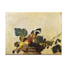 Caravaggio - mand fruit - Klassiek kunstwerk