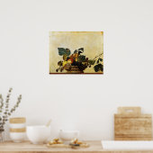 Caravaggio - mand van fruit 1596 poster (Keuken)