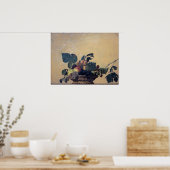 Caravaggio - mandje fruit - olie op doek poster (Keuken)
