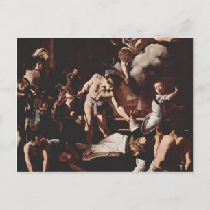Caravaggio- Martyrdom Saint Matthew Briefkaart