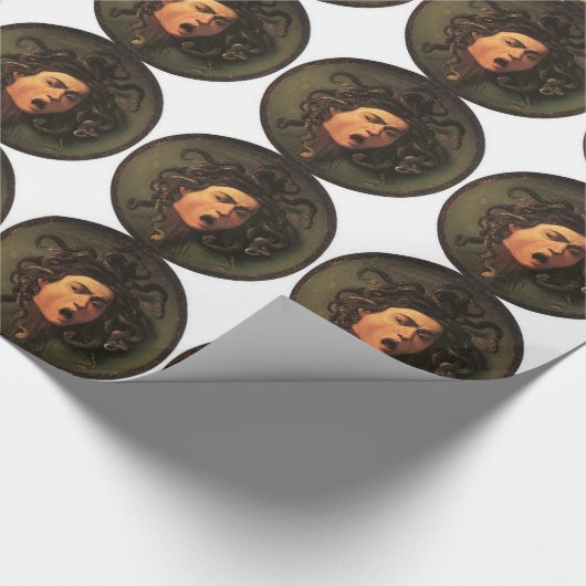 Caravaggio - Medusa - Classic Italy Artwork Cadeaupapier (Hoek)