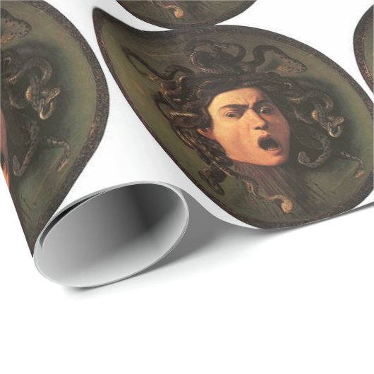 Caravaggio - Medusa - Classic Italy Artwork Cadeaupapier (Rol Hoek)