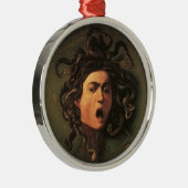 Caravaggio - Medusa - Classic Italy Artwork Metalen Ornament (Rechts)