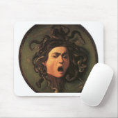 Caravaggio - Medusa - Classic Italy Artwork Muismat (Met muis)