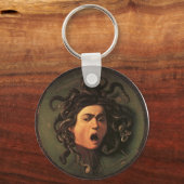 Caravaggio - Medusa - Classic Italy Artwork Sleutelhanger (Voorkant)