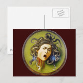 Caravaggio Medusa Fine Art Briefkaart (Voorkant / Achterkant)