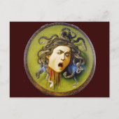 Caravaggio Medusa Fine Art Briefkaart (Voorkant)