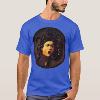 caravaggio medusa head t-shirt