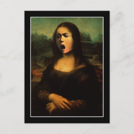 Caravaggio Medusa Mona Lisa Briefkaart