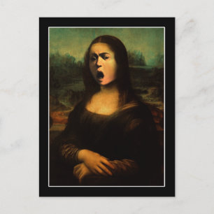 Caravaggio Medusa Mona Lisa Briefkaart